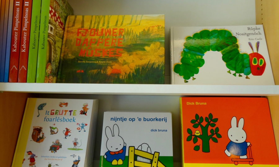 Many children's books are translated into Frisian. Many children's books are translated into Frisian.